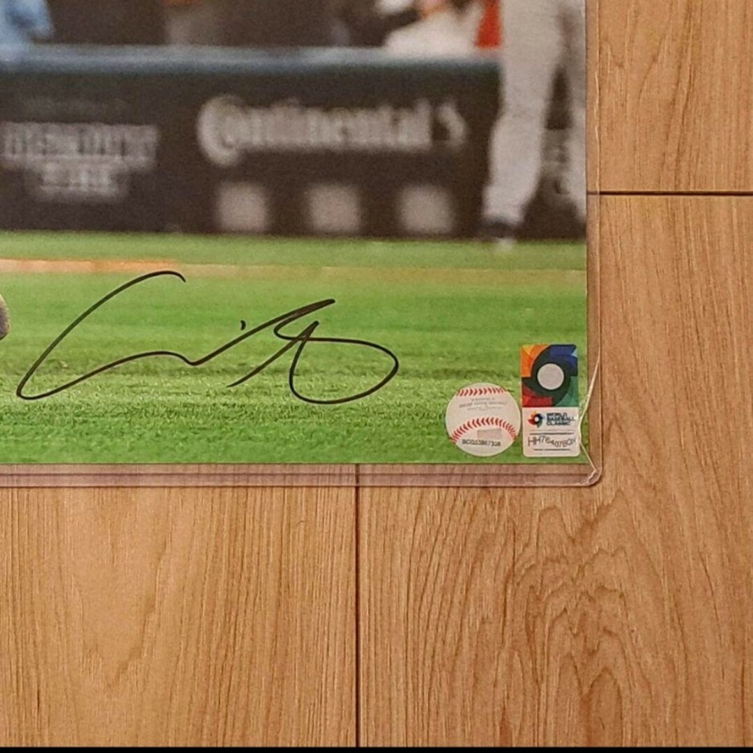 MLB - 【伝説の名シーン】WBC優勝決定の瞬間 大谷選手サイン入りフォト MLB - 【伝説の名シーン】WBC優勝決定の瞬間 大谷選手サイン入りフォト