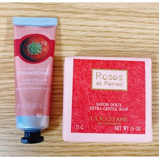 ロクシタン(L'OCCITANE)のロクシタン ハンドクリーム ザボディショップ 石鹸 the body shop(ボディソープ/石鹸)