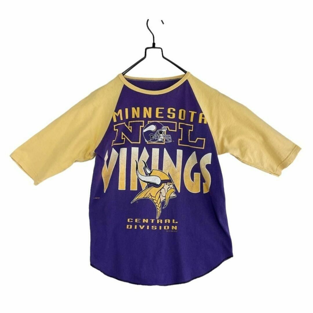 VINTAGE(ヴィンテージ)のアメリカ古着90sフットボールTシャツJOSTENSラグラン袖USAビンテージ メンズのトップス(Tシャツ/カットソー(七分/長袖))の商品写真