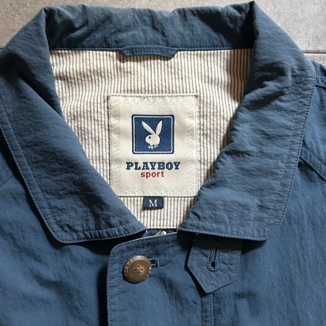 PLAYBOY(プレイボーイ)のプレイボーイ スウィングトップ/ブルゾン ネイビー M メンズのジャケット/アウター(ブルゾン)の商品写真