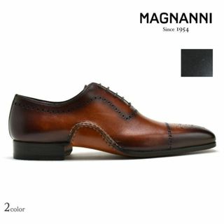 マグナーニ(MAGNANNI)の【CONAC】マグナーニ ドレスシューズ メンズ ビジネスシューズ ストレートチップ オパンカ製法 コニャック ブラック MAGNANNI【送料無料】(ドレス/ビジネス)