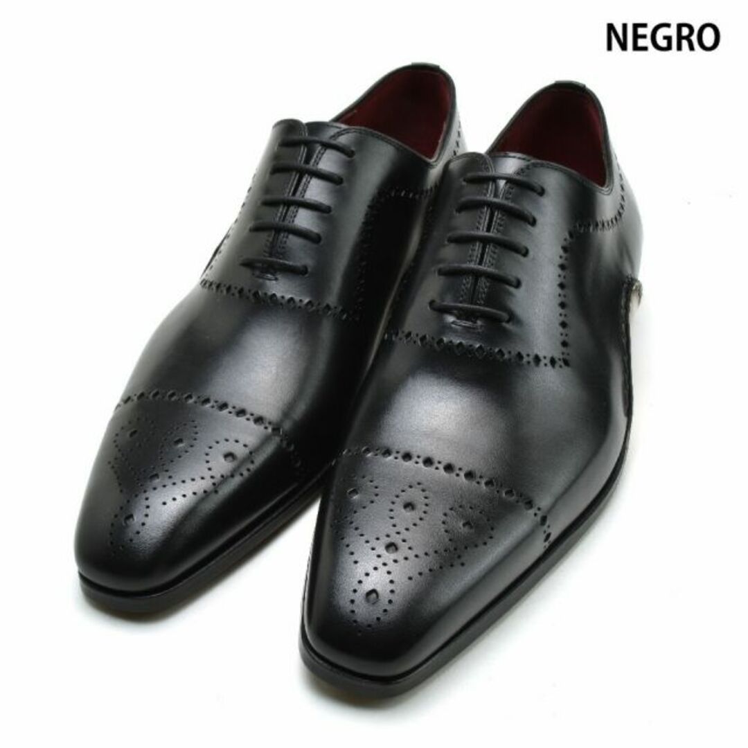 MAGNANNI(マグナーニ)の【NEGRO】マグナーニ ドレスシューズ メンズ ビジネスシューズ ストレートチップ オパンカ製法 コニャック ブラック MAGNANNI【送料無料】 メンズの靴/シューズ(ドレス/ビジネス)の商品写真