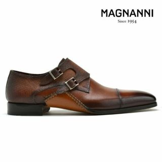 マグナーニ(MAGNANNI)の【CONAC】マグナーニ ドレスシューズ メンズ ビジネスシューズ ダブルモンク オパンカ製法 革靴 コニャック MAGNANNI【送料無料】(ドレス/ビジネス)