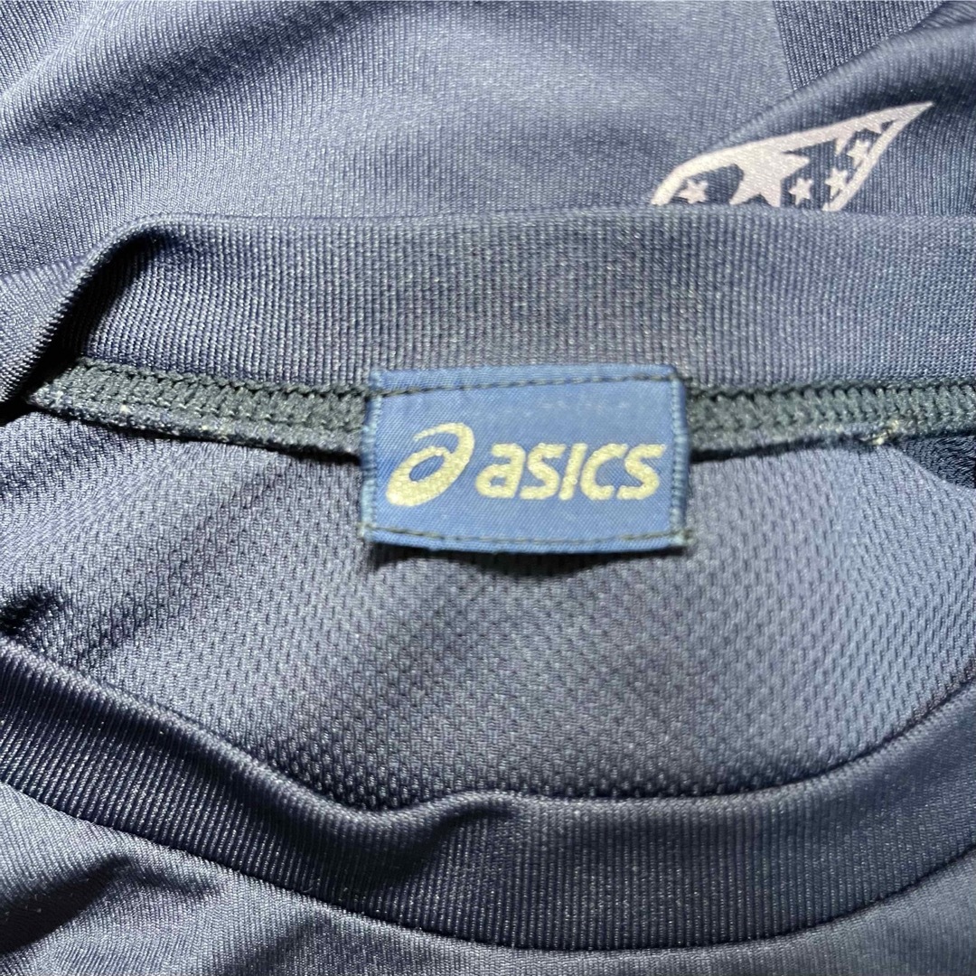 asics(アシックス)のアシックス　Tシャツ　スポーツウェア　ブラック　XO 美品 レディースのトップス(Tシャツ(半袖/袖なし))の商品写真