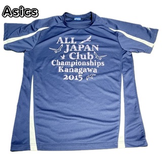 アシックス(asics)のアシックス　Tシャツ　スポーツウェア　ブラック　XO 美品(Tシャツ(半袖/袖なし))