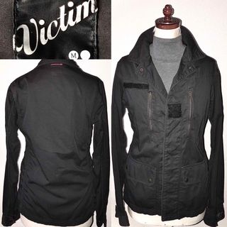 VICTIM - VICTIM 送料込 ヴィクティム 定価3万円程 ミリタリー ジャケット 春物