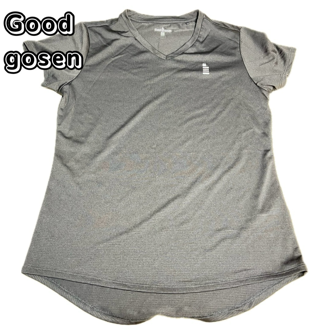 GOSEN(ゴーセン)のGood gosen Tシャツ　スポーツウェア　ブラック　M 美品 スポーツ/アウトドアのランニング(ウェア)の商品写真