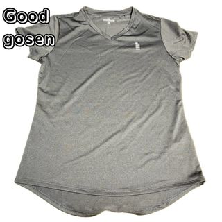 ゴーセン(GOSEN)のGood gosen Tシャツ　スポーツウェア　ブラック　M 美品(ウェア)