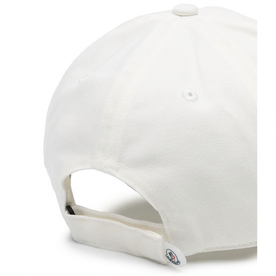 MONCLER(モンクレール)のモンクレール　キャップ　ホワイト　L（54センチ） レディースの帽子(キャップ)の商品写真