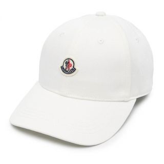 MONCLER - モンクレール　キャップ　ホワイト　L（54センチ）