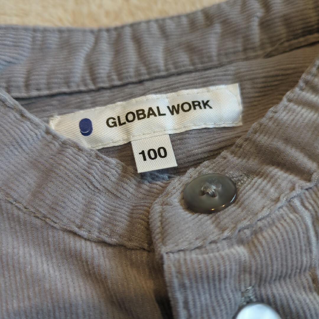 GLOBAL WORK(グローバルワーク)のGLOBAL WORK　キッズ　ソフトコーデュロイシャツ キッズ/ベビー/マタニティのキッズ服男の子用(90cm~)(ブラウス)の商品写真