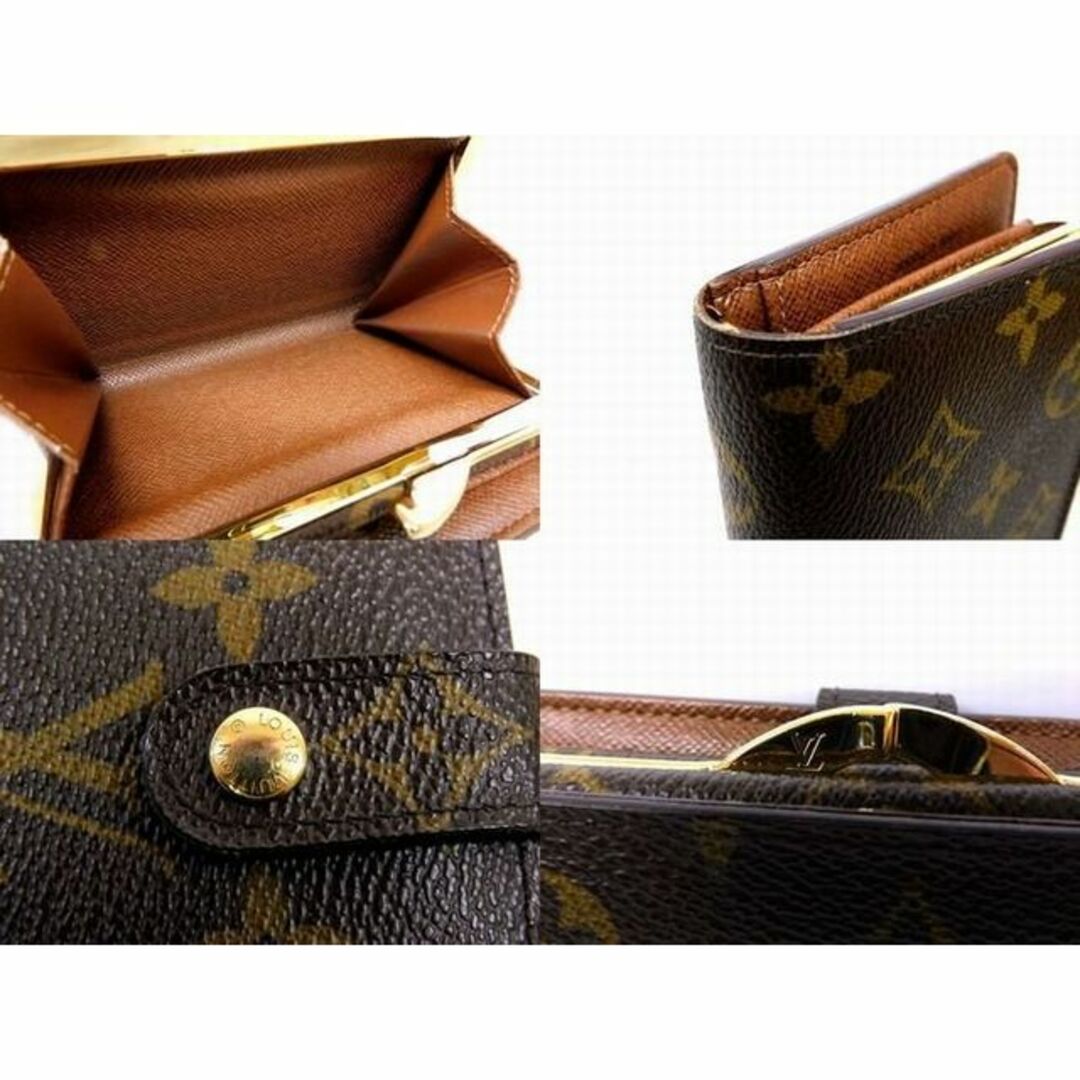 LOUIS VUITTON(ルイヴィトン)のヴィトン M61674 2つ折り 財布 ポルトモノビエ・ヴィエノワ ■ モノグラム レディース □ ホック&がま口 LOUIS VUITTON 6B マ1000 レディースのファッション小物(財布)の商品写真