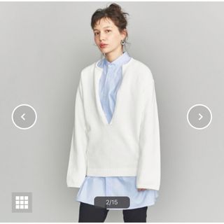 ビューティアンドユースユナイテッドアローズ(BEAUTY&YOUTH UNITED ARROWS)のBEAUTY&YOUTH ディープスキッパーネックニットチュニック(チュニック)