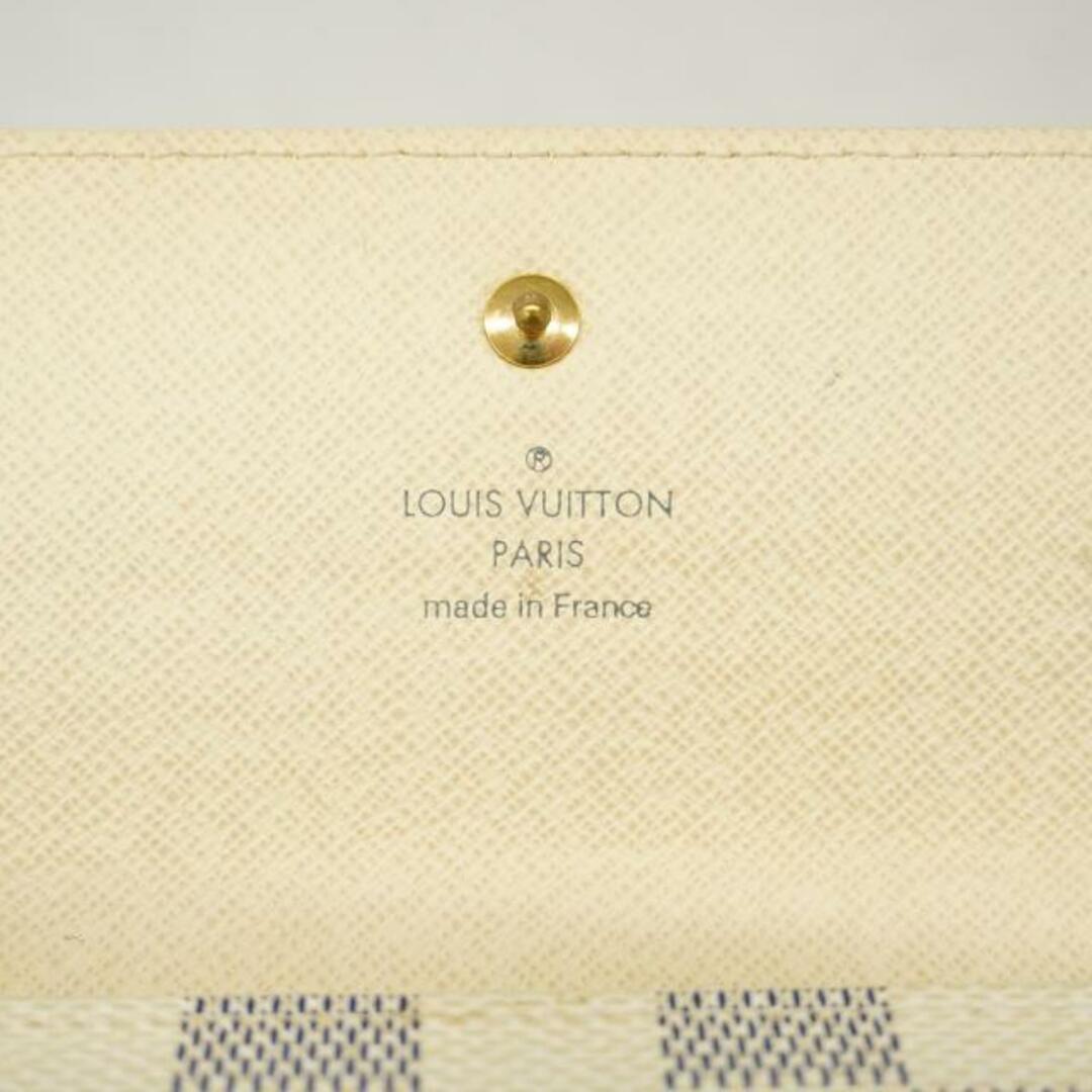 LOUIS VUITTON(ルイヴィトン)の【4fd3622】ルイヴィトン 三つ折り長財布/ダミエ・アズール/ポルトフォイユ・インターナショナル/N61732/ホワイト【中古】レディース レディースのファッション小物(財布)の商品写真