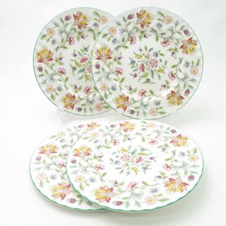 ミントン(MINTON)の美品 MINTON ミントン ハドンホール 中皿 4枚 20cmプレート セット デザート SY8415B2 (食器)