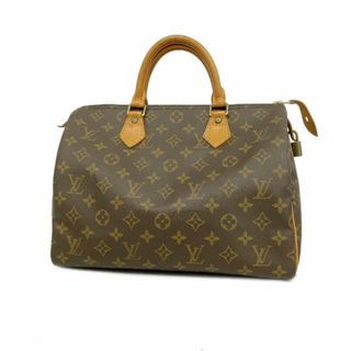 ルイヴィトン(LOUIS VUITTON)の【4fd3760】ルイヴィトン ハンドバッグ/モノグラム/スピーディ30/M41108/ブラウン【中古】レディース(ハンドバッグ)