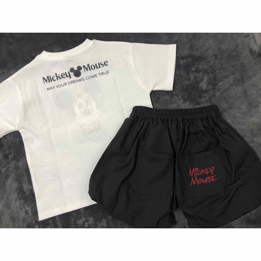 Disney(ディズニー)のLittc ミッキー セットアップ 90センチ キッズ/ベビー/マタニティのキッズ服男の子用(90cm~)(Tシャツ/カットソー)の商品写真