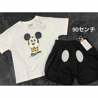 ディズニー(Disney)のLittc ミッキー セットアップ 90センチ(Tシャツ/カットソー)