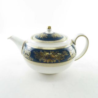 ウェッジウッド(WEDGWOOD)の美品 WEDGWOOD ウェッジウッド コロンビアブルー ティーポット 茶器 SY8461P (その他)