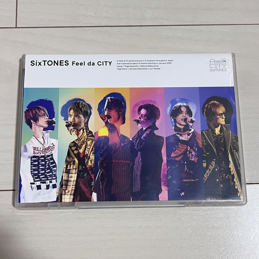 SixTONES(ストーンズ)のSixTONES ライブDVD Feel da CITY フィールダシティー エンタメ/ホビーのDVD/ブルーレイ(アイドル)の商品写真