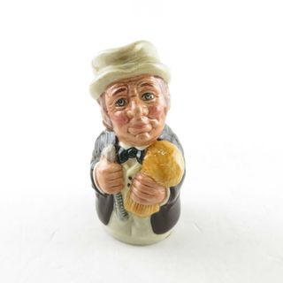 ロイヤルドルトン(Royal Doulton)の美品 ROYAL DOULTON ロイヤルドルトン VILLE ドルトンビル Mr.Furrow The Farmer ミスターファーロウ ザ ファーマー D6701 クリーマー キャラクタージャグ ポット 水差 1983限定 SU5274T (その他)