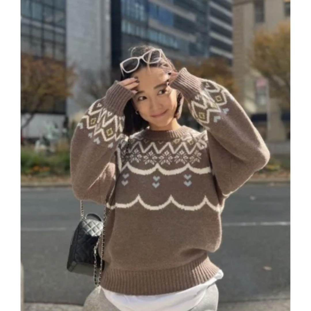ロージーモンスターwinter heart Nordik knit