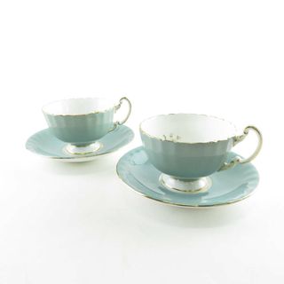 Aynsley China - 美品 Aynsley エインズレイ コテージガーデン カップ＆ソーサー 2客 ペア SU5355X 