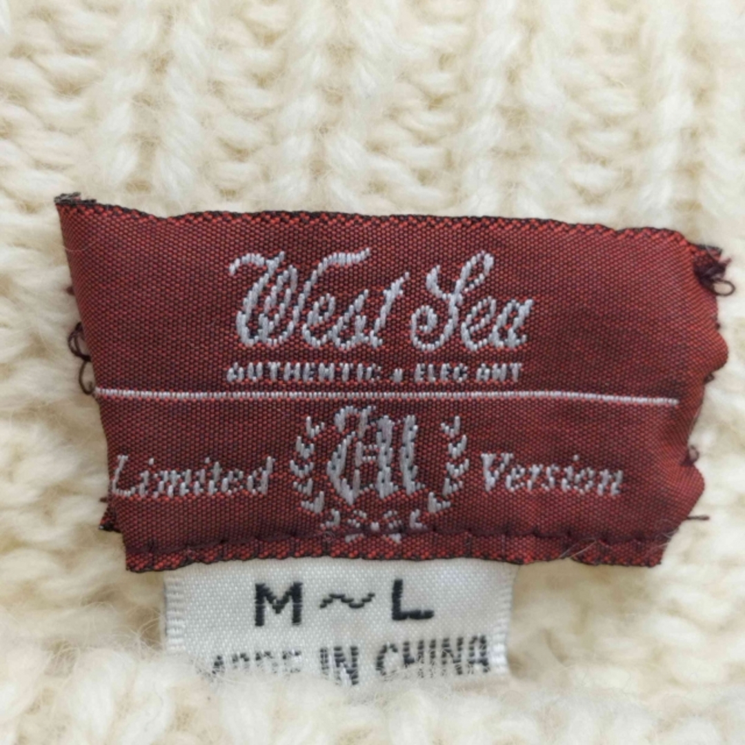 West Sea(フメイ) ケーブルニット クルーネックニット メンズ トップス メンズのトップス(ニット/セーター)の商品写真