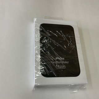 APPLE MagSafe対応 iPhoneレザーウォレット/ブラック