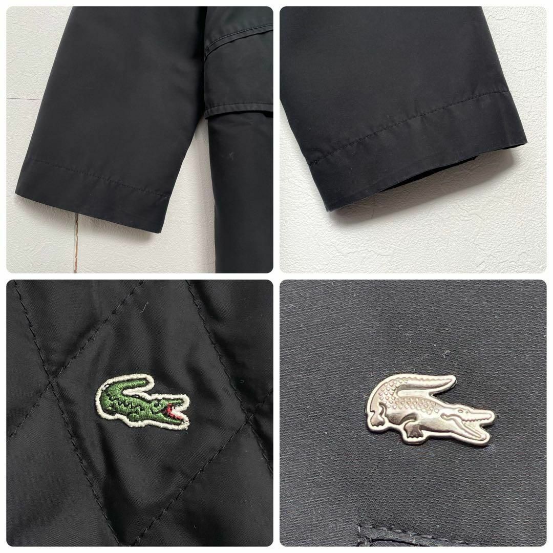 LACOSTE(ラコステ)のラコステ　2way　ライナー付　モッズコート　中綿キルティングジャケット　黒 メンズのジャケット/アウター(モッズコート)の商品写真