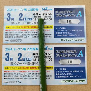 チュウニチドラゴンズ(中日ドラゴンズ)の3月2日（土） 中日vsヤクルト バンテリンドームナゴヤ(野球)