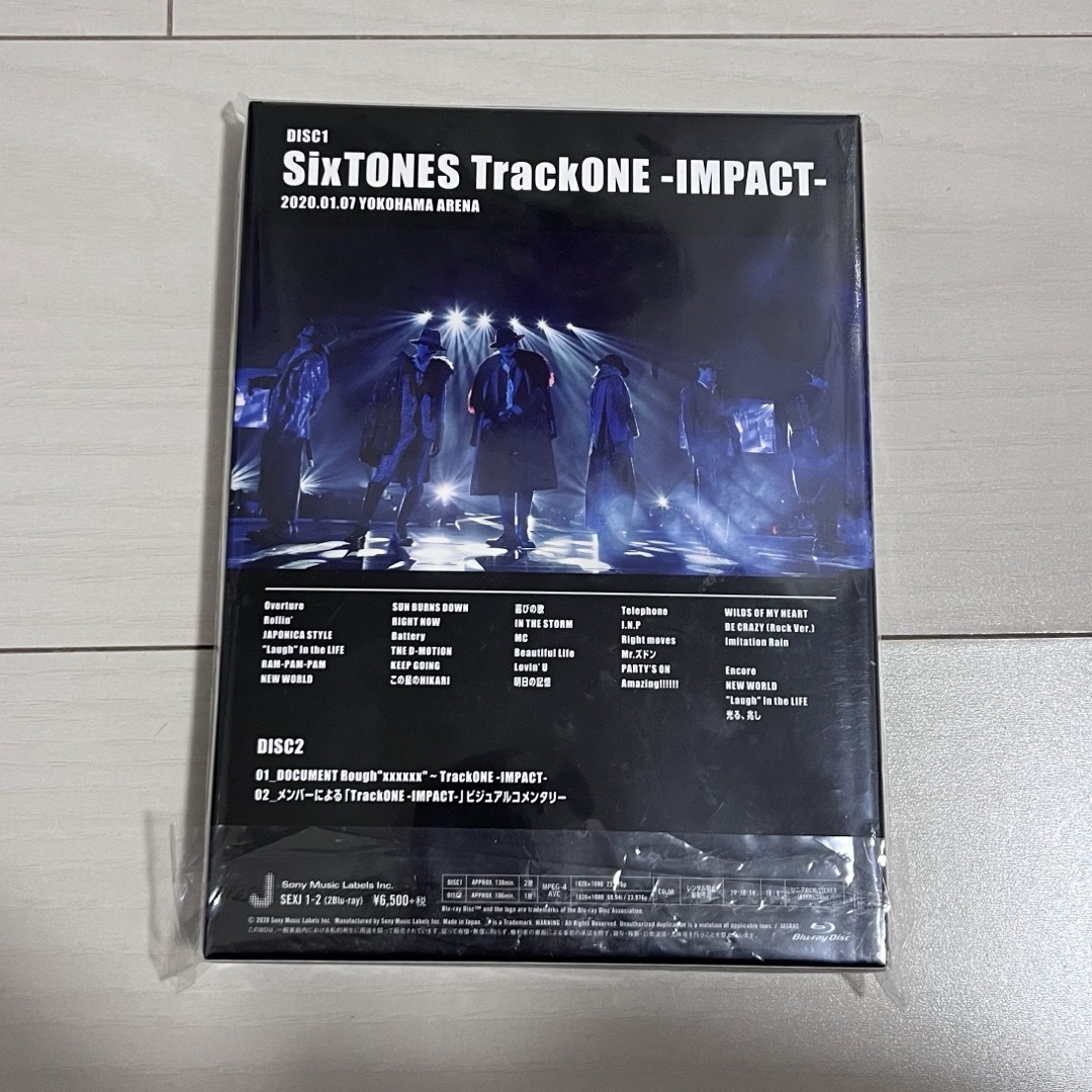 SixTONES(ストーンズ)のSixTONES トンパク ライブDVD BluRay 初回限定盤 エンタメ/ホビーのDVD/ブルーレイ(アイドル)の商品写真