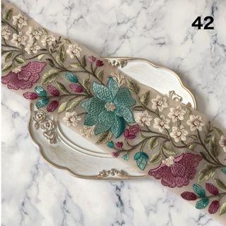インド刺繍リボン　42(その他)