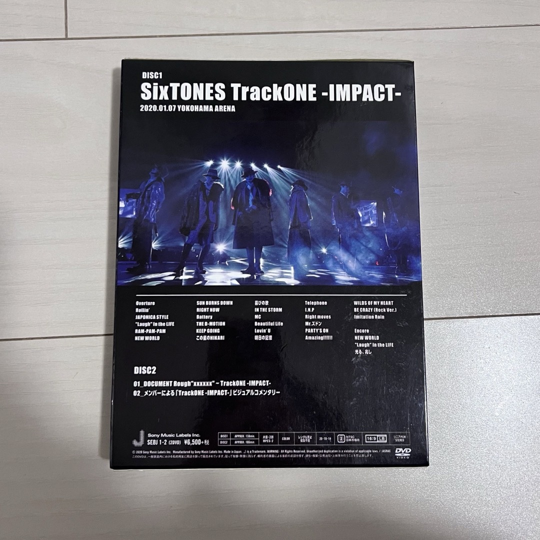 SixTONES(ストーンズ)のSixTONES トンパク ライブDVD 初回限定盤 エンタメ/ホビーのDVD/ブルーレイ(アイドル)の商品写真