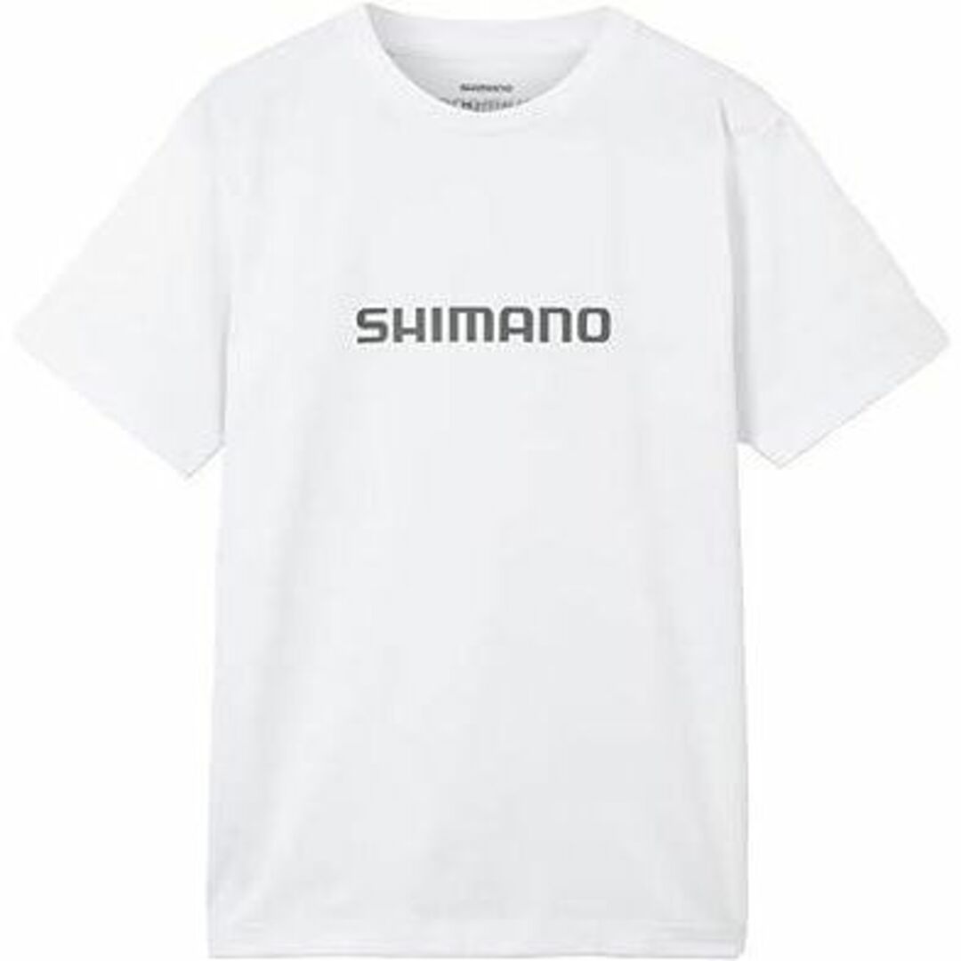 SHIMANO(シマノ)のSHIMANO シマノ ドライロゴTシャツ ショートスリーブ ホワイト スポーツ/アウトドアのフィッシング(ウエア)の商品写真