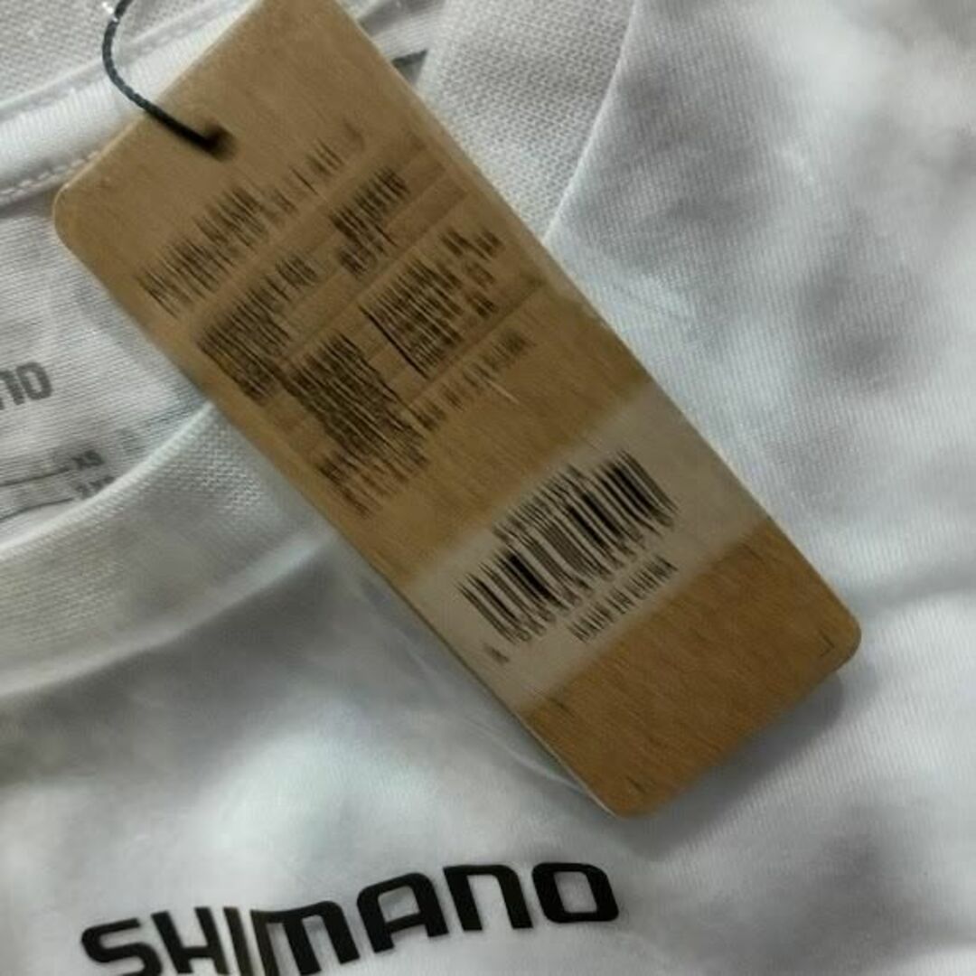 SHIMANO(シマノ)のSHIMANO シマノ ドライロゴTシャツ ショートスリーブ ホワイト スポーツ/アウトドアのフィッシング(ウエア)の商品写真