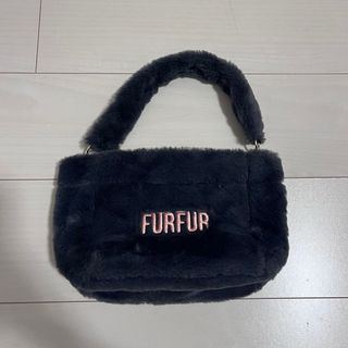 ファーファー(fur fur)のFURFUR エコファートートバッグ チャコールグレー 付録 雑誌 ムック本(ショルダーバッグ)