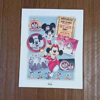 ディズニー(Disney)のディズニー　ミッキーマウスクラブのポスターボード(キャラクターグッズ)