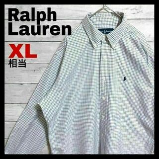 ラルフローレン(Ralph Lauren)のj34 US古着 ラルフローレン CLASSIC FIT BD長袖シャツ 刺繍(シャツ)