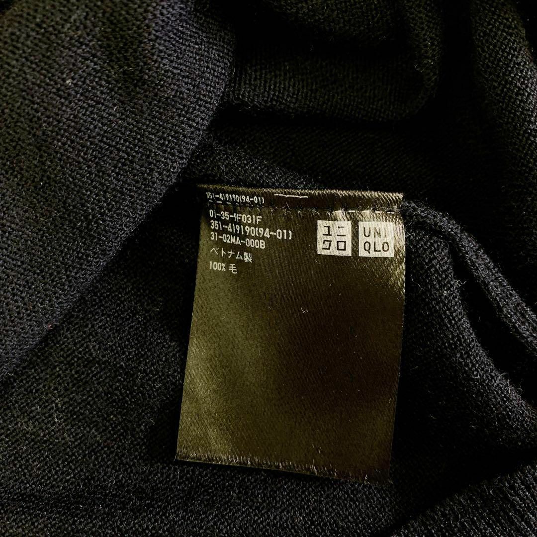 UNIQLO(ユニクロ)の3100 ユニクロ メンズ ウールニット クルーネック セーター 薄手 M メンズのトップス(ニット/セーター)の商品写真