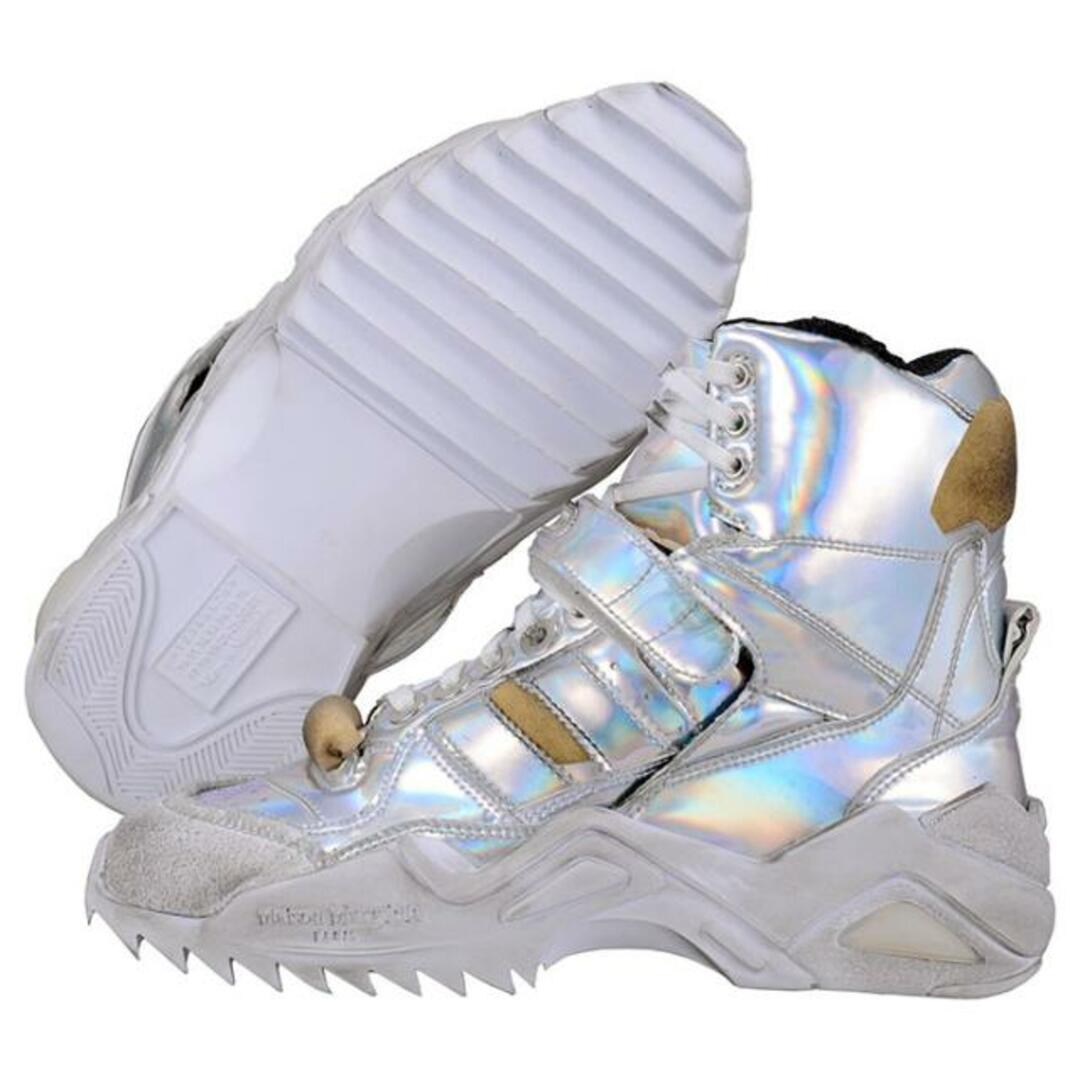 Maison Margiela メゾン マルジェラ Sneakers S39WS0036 P2120 H5807 レディース スニーカー シルバー メタリック ダメージ加工(otr3088) - 38 レディースの靴/シューズ(スニーカー)の商品写真