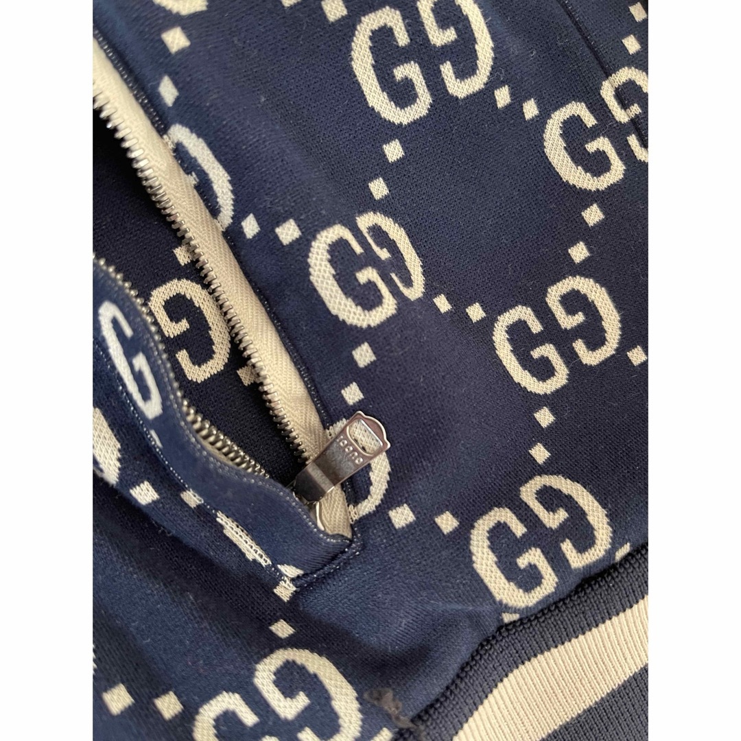 Gucci(グッチ)のGUCCI グッチ GGジャカード 総柄 トラック ジャケット XL メンズのトップス(ジャージ)の商品写真