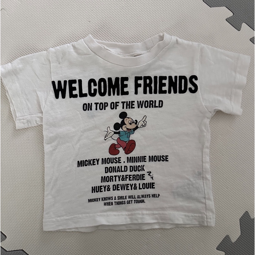 BREEZE(ブリーズ)のBREEZE  mickey Tシャツ　80㎝ キッズ/ベビー/マタニティのベビー服(~85cm)(Ｔシャツ)の商品写真