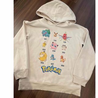 エイチアンドエム(H&M)のH&M ポケモンスウェットパーカー135〜140cmトレーナー(その他)