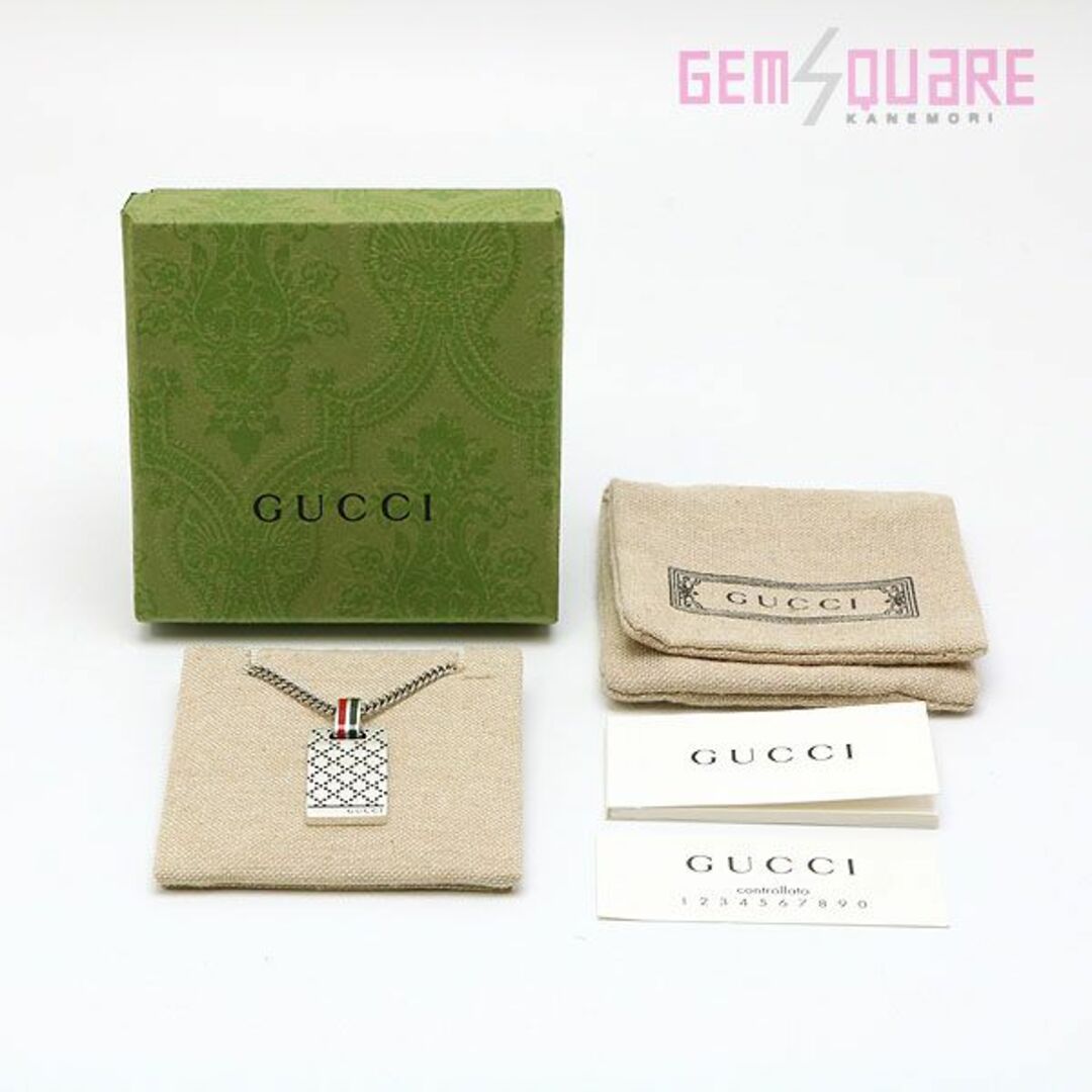 Gucci(グッチ)のGUCCI グッチ ディアマンテモチーフ ペンダント ネックレス AG925 18.9g 55cm 箱付 中古 310481 レディースのアクセサリー(ネックレス)の商品写真