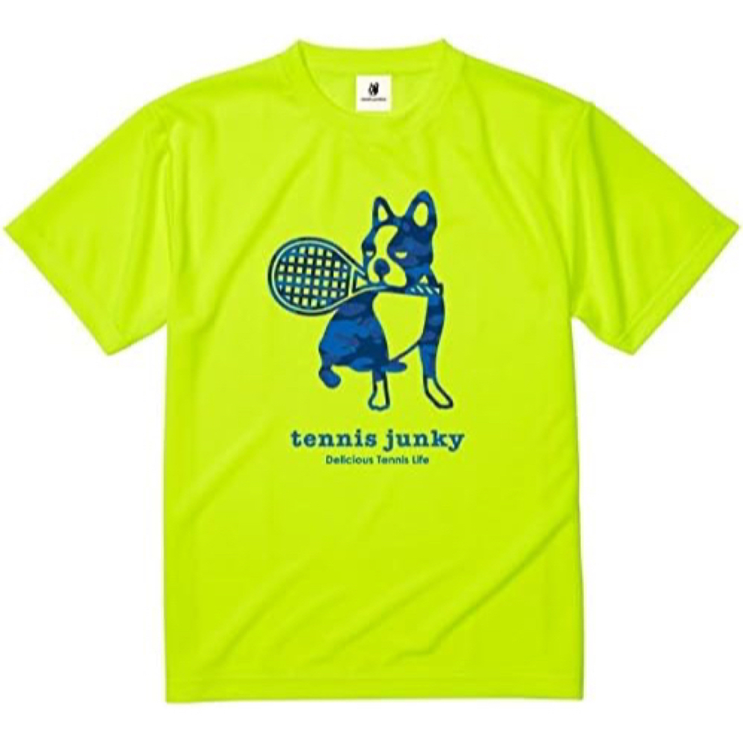 soccer junky(サッカージャンキー)のクラウディオパンディアーニ 半袖Tシャツ イエロー TJ18012 メンズM新品 スポーツ/アウトドアのテニス(ウェア)の商品写真