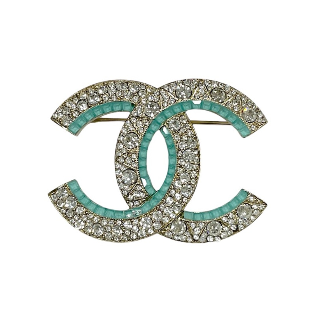 CHANEL - シャネル CHANEL ブローチ ココマーク ラインストーン CHANEL - シャネル CHANEL ブローチ ココマーク ラインストーン