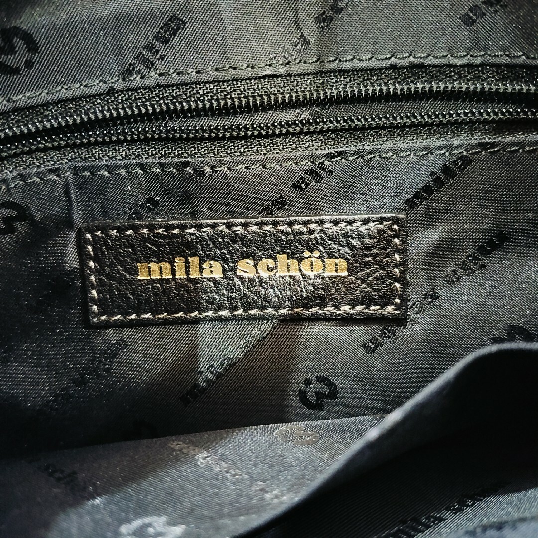 mila schon(ミラショーン)のmila schon　ミラショーン　ショルダーバッグ　レザー レディースのバッグ(ショルダーバッグ)の商品写真