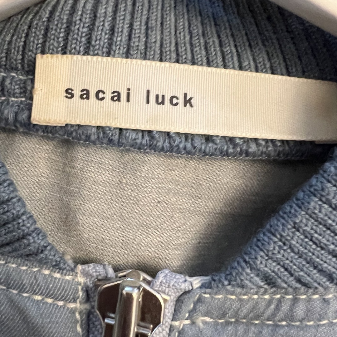 sacai luck(サカイラック)のsacai luck☆サカイラック　MA-1風デニムブルゾン レディースのジャケット/アウター(ブルゾン)の商品写真