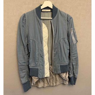 サカイラック(sacai luck)のsacai luck☆サカイラック　MA-1風デニムブルゾン(ブルゾン)